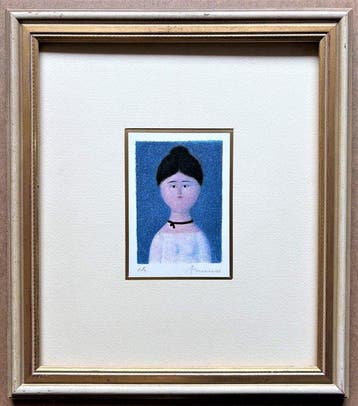 Antonio Bueno (1918-1984) - Fanciulla con il nastro nero
