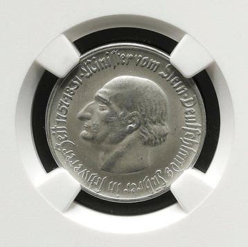 Duitsland, Westfalen 1/4 Millón Mark 1923 - NGC MS63, Postzegels en Munten