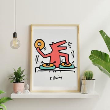 Keith Haring (after) - DJ / Turntables