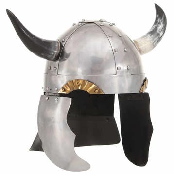 vidaXL Vikinghelm fantasie LARP staal zilverkleurig, Verzenden