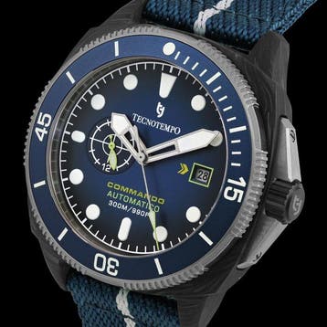 Tecnotempo - Commando - Forged Carbon & Titanium -, Nieuw