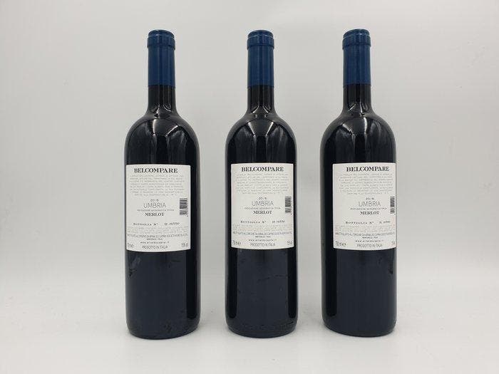 2016 Arnaldo Caprai, Belcompare - Umbrië - 3 Flessen (0.75, Verzamelen, Wijnen