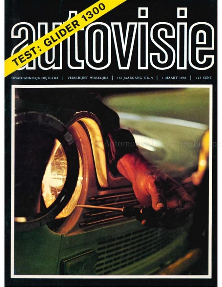 1968 AUTOVISIE MAGAZINE 09 NEDERLANDS, Livres, Autos | Brochures & Magazines