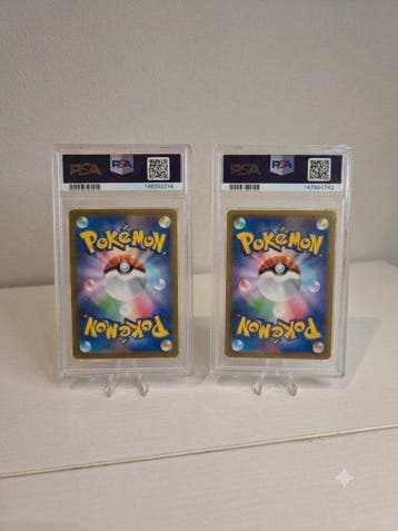 Pokémon - 2 Graded card - Charizard, Serperior #107 / #002, Nieuw