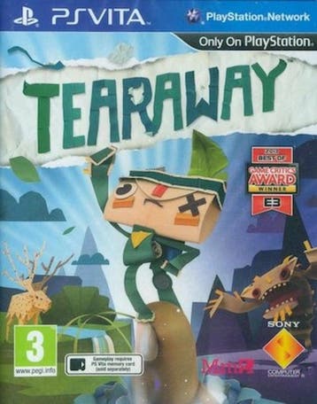 Tearaway (Losse Cartridge) (PS Vita Games), Ophalen of Verzenden