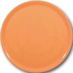 Pizza-/Pannenkoekenborden | SPECIALE | Porselein | Oranje |, Verzenden
