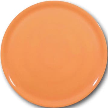 Pizza-/Pannenkoekenborden | SPECIALE | Porselein | Oranje |, Verzenden