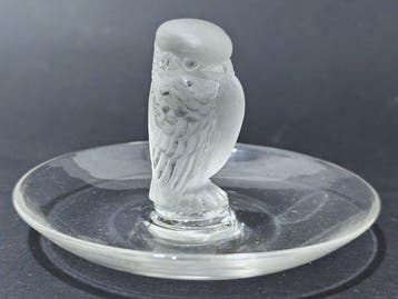 Lalique - Sieradendoos - Mus - Kristal, Antiek en Kunst