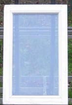 meranti houten raam , chassis ,venster , kozijn 56 x 88 wit, Doe-het-zelf en Bouw, Gebruikt, Minder dan 75 cm, Raamkozijn, Ophalen of Verzenden