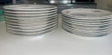 Service de table pour 12 (20) - Porcelaine - Monopoles en, Antiquités & Art