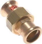Perskoppeling wartelmoer - 18mm Persmof - Koperlegering, Verzenden, Nieuw