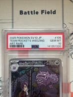 Pokémon - 1 Graded card - Team Rockets Weezing #105 Foil,, Nieuw