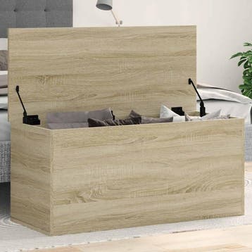 vidaXL Opbergbox 100x42x46 cm bewerkt hout sonoma, Verzenden, Nieuw