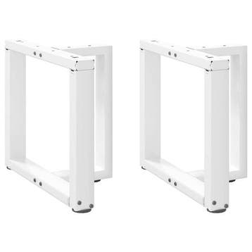 Tafelpoten wit 2-set | Retour deal | Nu zeer scherp geprijsd, Tafelpoot, Minder dan 50 cm, 50 tot 100 cm, Verzenden