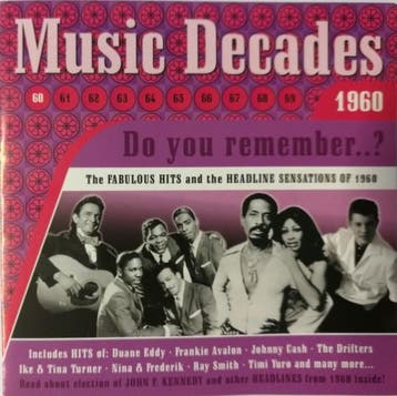 Various - Music Decades 1960, Verzenden, Gebruikt