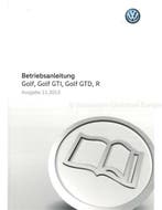 2015 VOLKSWAGEN GOLF INSTRUCTIEBOEKJE DUITS, Autos : Divers, Modes d'emploi & Notices d'utilisation