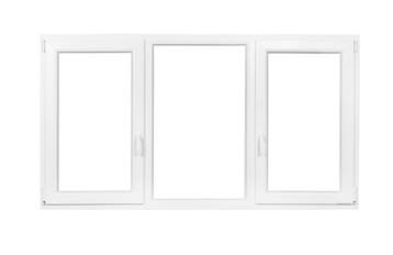 PVC draaikiep-vast-draaikiep b200xh110 cm Wit, Ophalen of Verzenden, Gevelraam of Ruit