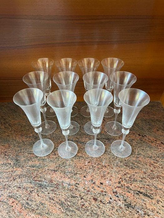 Drinkservies (12) - Glas, Kristal, Antiquités & Art, Antiquités | Meubles | Tables