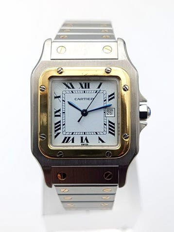 Cartier - Santos Carrée GM - Serviced - 2961 - Heren -, Nieuw
