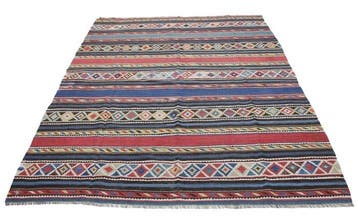 Shahsavan Sumak Antik Kelim - Vloerkleed - 240 cm - 180 cm -