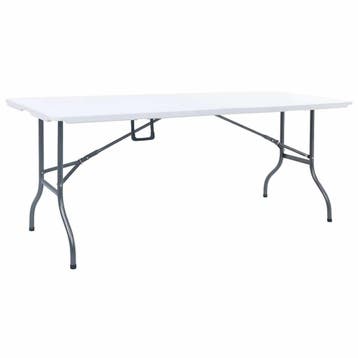 Klaptafel 180cm | Tweede kansje | OP = OP (tuintafel), Tuin en Terras, Verzenden, Zo goed als nieuw, Rechthoekig, Plastic