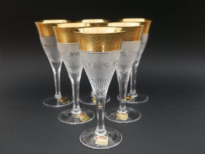 Moser & Söhne - Drinkservies (6) - Kristal - Model Splendid, Antiek en Kunst, Kunst | Designobjecten