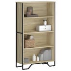vidaXL Boekenkast 80x31x137,5 cm bewerkt hout sonoma, Verzenden