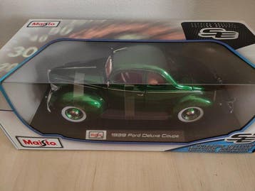 Maisto 1:18 - Model sportwagen - 1939 Ford Deluxe Coupe, Nieuw