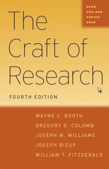 The Craft of Research 9780226239736 Wayne C. Booth, Verzenden, Zo goed als nieuw, Wayne C. Booth