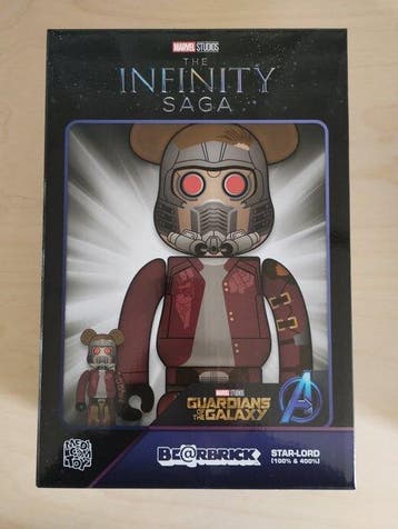 Medicom Toy - Bearbrick Marvel The Infinity Saga Star-Lord