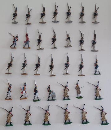 Frankrijk - 70 x Tinnen figuren - Soldiers Napoleon Wars -, Enfants & Bébés