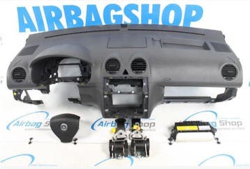 AIRBAG SET DASHBOARD VOLKSWAGEN CADDY (2010-2015), Gebruikt, Volkswagen