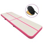 vidaXL Gymnastiekmat met pomp opblaasbaar 500x100x20 cm PVC, Verzenden