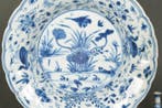 Kangxi (1662-1722) - Bord - Insect Hunting Birds, Geese and
