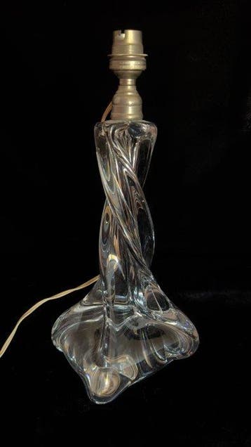 Baccarat - Lamp - Kristal - Spiraalglasarmatuur, Antiek en Kunst