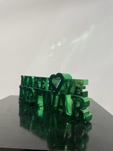 Van Apple - Make Love Not War, Antiek en Kunst, Kunst | Schilderijen | Modern