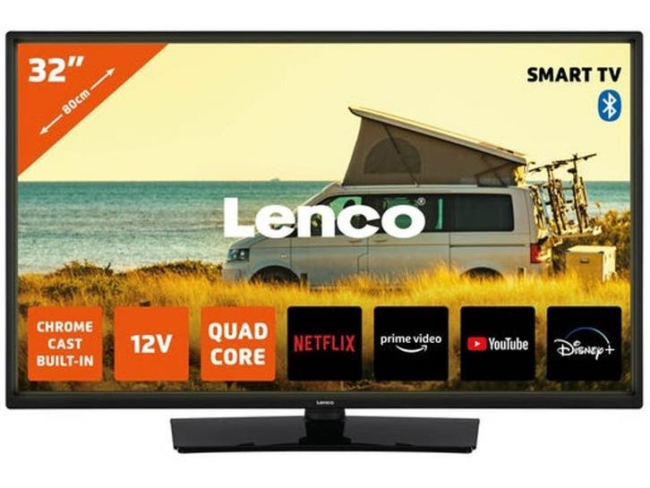 Lenco LED-3263BK (V2) - 32 Android Smart TV - Ingebouwde, TV, Hi-fi & Vidéo, Télévisions, Envoi