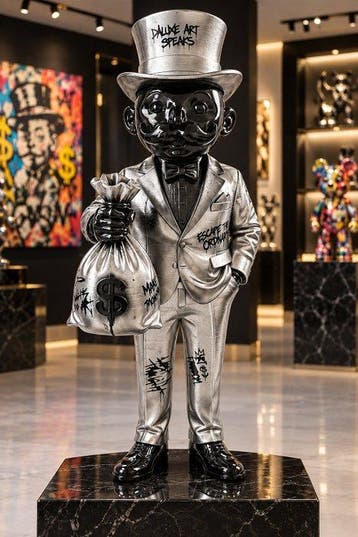Daluxe Art - 1999 • XL Monopoly Sculpture – 60 cm