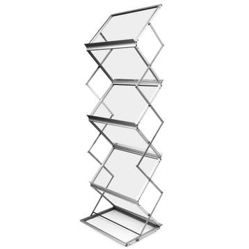 Folderstandaard | MONTANA | Staal/Aluminium | Zilvergrijs |, Verzenden, Nieuw in verpakking