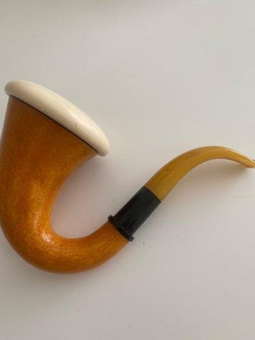 strambach - calabash - Pipe - citrouille, écume de mer,