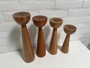 Scandinavisch Design - Kandelaar (4) - Hout