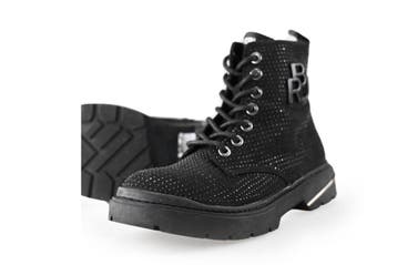 Replay Veterboots Meisjes in maat 35 Zwart, Jongen of Meisje, Schoenen, Zo goed als nieuw, Verzenden