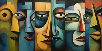 Felix van Horst - Faces Unfurling (XXL), Antiek en Kunst, Kunst | Schilderijen | Modern