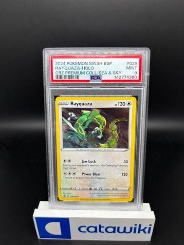 Pokémon - 1 Graded card - Rayquaza Holo SWSH029 - Sword &, Nieuw