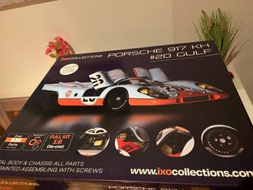 IXO 1:8 - Modèle réduit - Porsche 917 KH #20 Gulf, Hobby en Vrije tijd, Nieuw