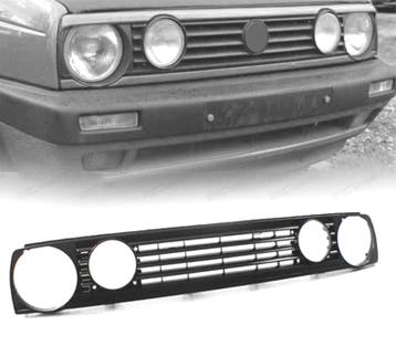 CALANDRE VOLKSWAGEN VW GOLF 2 MKII 83-91 NOIR, Verzenden