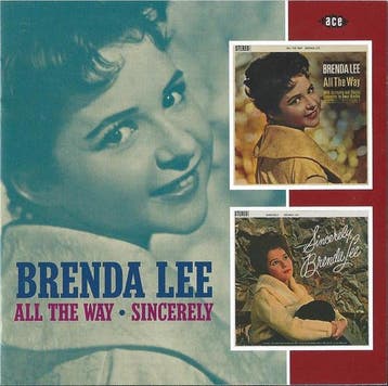 Brenda Lee - All The Way • Sincerely, Verzenden, Gebruikt
