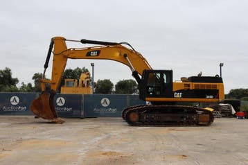 Veiling: Rupsgraafmachine Caterpillar 345D Diesel, Ophalen