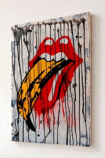 DKT Nando - Velvet Temptation - Original Mixed Media