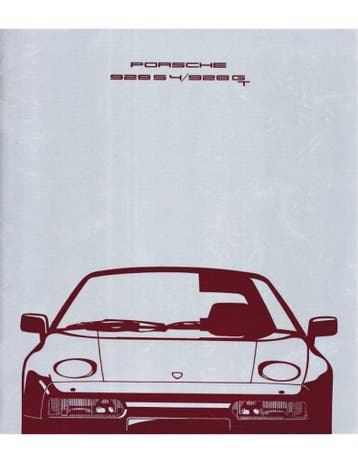1990 PORSCHE 928 S4 | GT BROCHURE DUITS, Ophalen of Verzenden